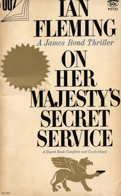 Illustration for article titled On Her Majesty’s Secret Service by Ian Fleming